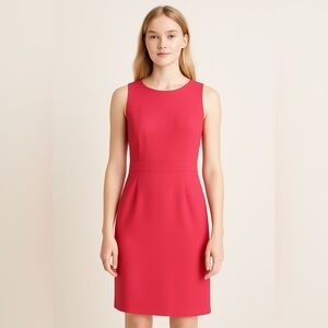J Crew Coral Dress size 12 Coral Sheath Dress